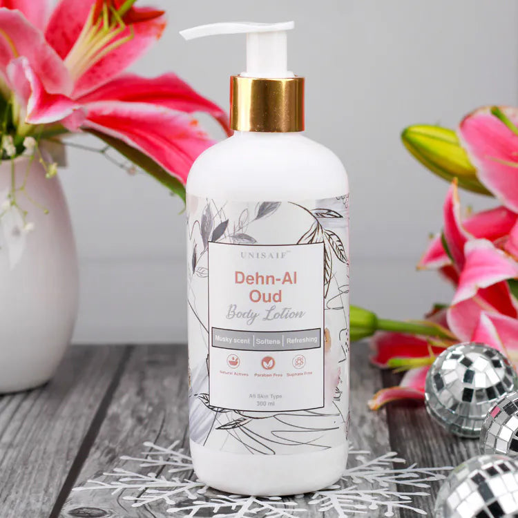 Unisaif Dehn Al Oud Body Lotion-300ml