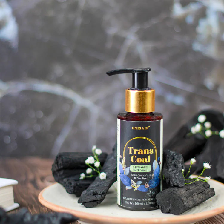 Unisaif Transcoal Charcoal Face Wash-100ml